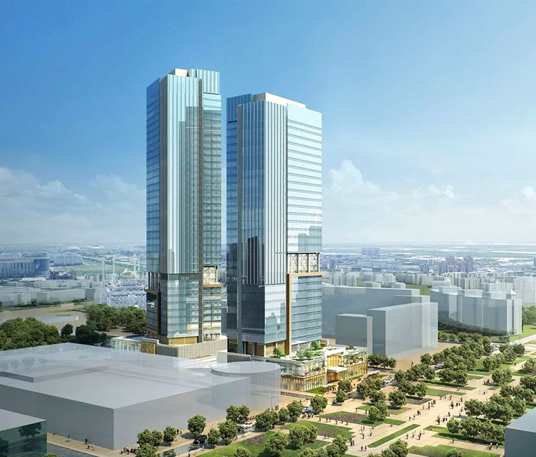 Projek Struktur Keluli Blok B Qiandao Lake Yintai City (Xincheng Store)
